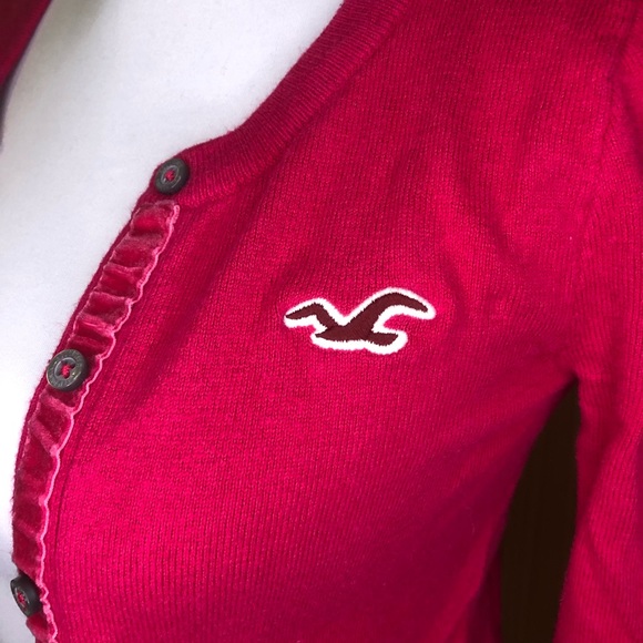 Hollister Pink Button Up Cardigan - Picture 4 of 6